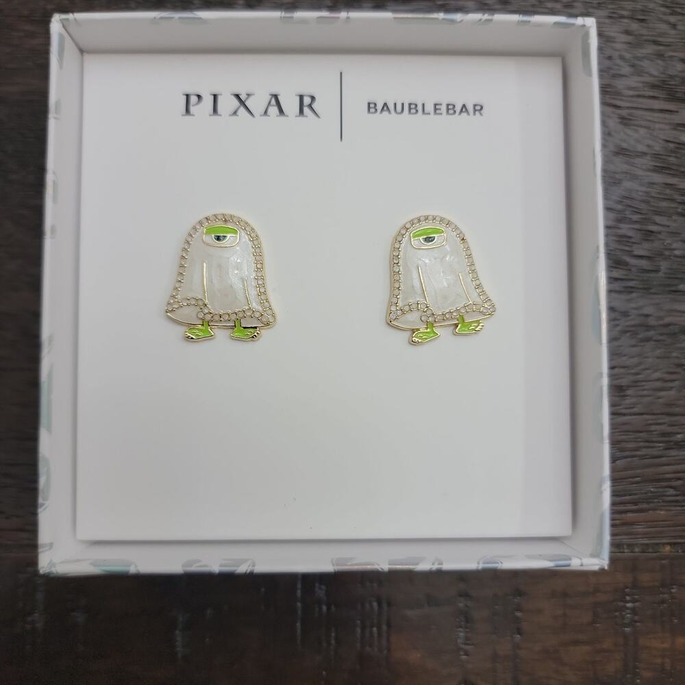 Pixar x Baublebar Monsters Inc Spooky Ghost Mike Wazowski NIB